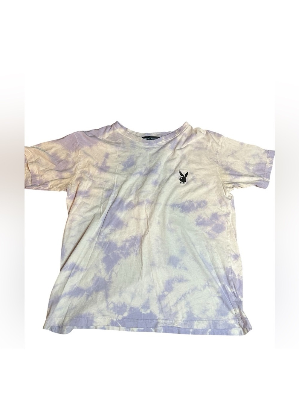 y2k missguided playboy tie dye shirt